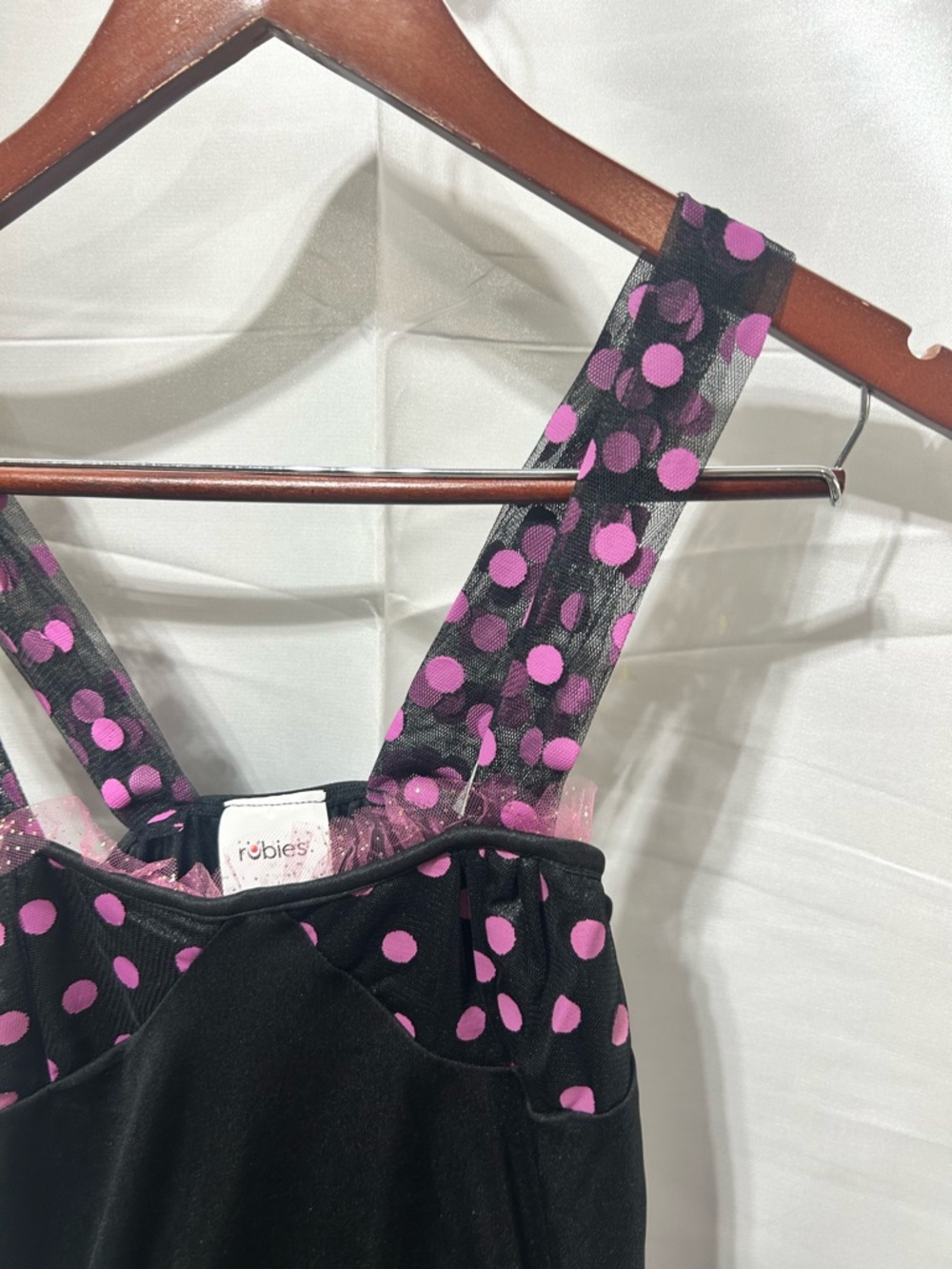 Rubie's 80s Diva Material Girl Black and Pink Costume Set | Women’s Size 10-12 - Picture 8 of 15